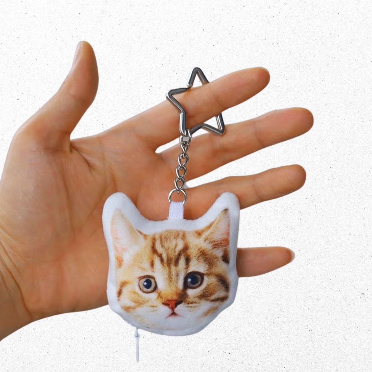 Custom Pet Portrait Keychain